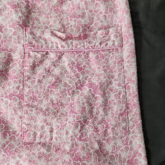 Artistic Fantasy Vintage 90's Nightgown Small Floral Button-Up With Pockets Pink - Picture 9 of 14